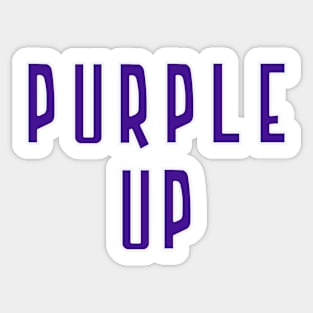 Purple Up Day Sticker